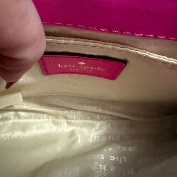 Kate Spade New York Pink Leather Turnlock Flap Crossbody Bag - Picture 10 of 13